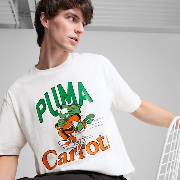 メンズ PUMA x CARROTS グラフィック 半袖 Tシャツ, PUMA White, extralarge-JPN