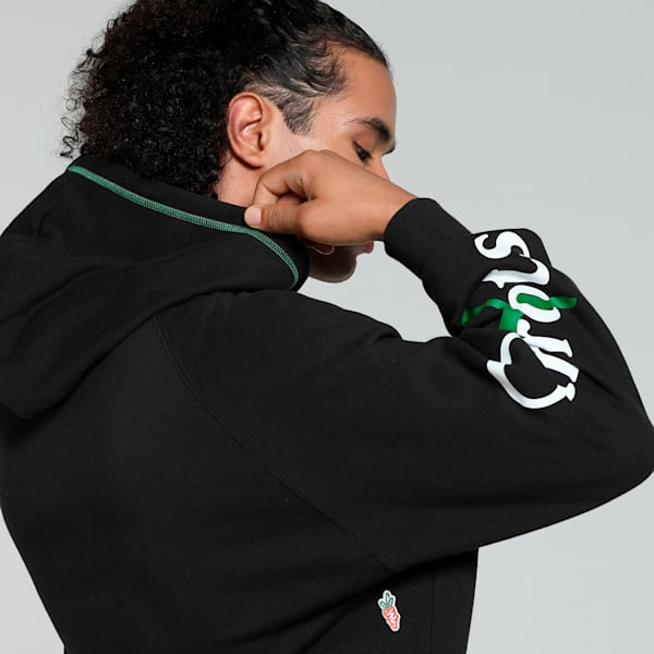 PUMA x Carrots Men's Relaxed Fit Hoodie, PUMA Black, extralarge-IND