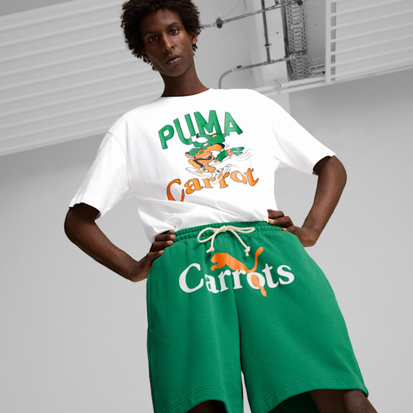 Short PUMA x CARROTS 7 Homme, Archive Green, extralarge