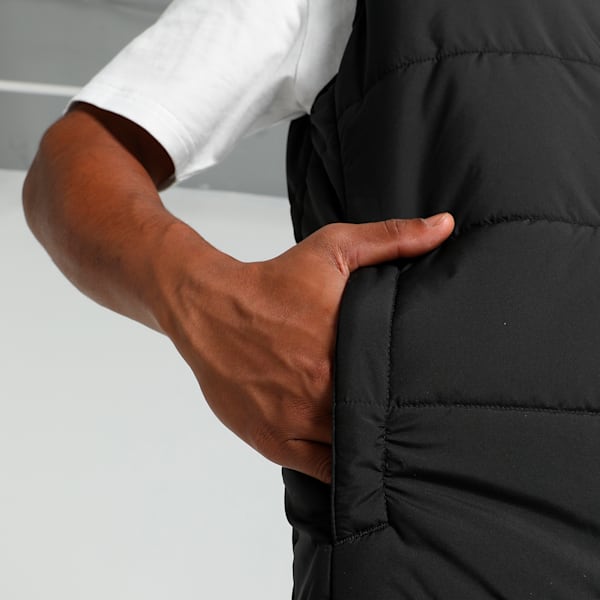 BMW M Motorsport MT7+ Men's Padded Vest, PUMA Black, extralarge-IND
