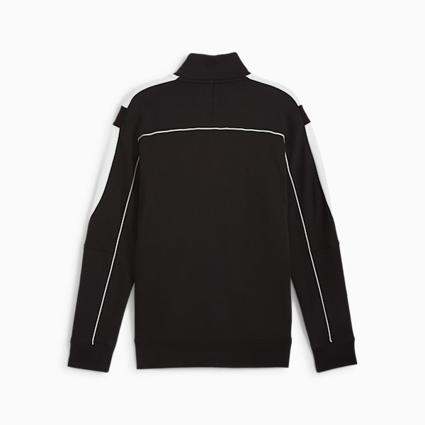 BMW M Motorsport MT7+ Men's Sweat Jacket, PUMA Black, extralarge