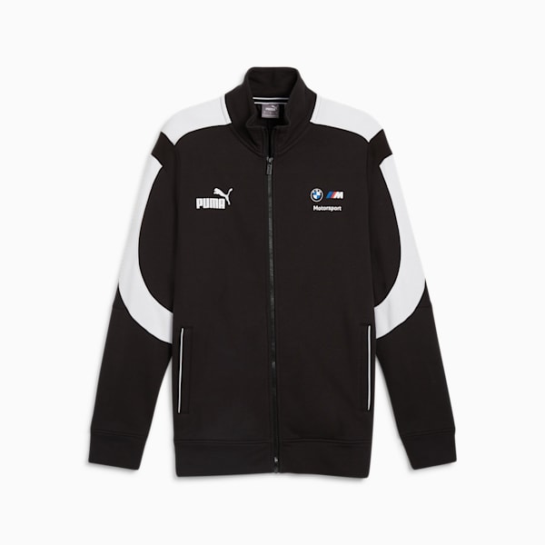 BMW M Motorsport MT7+ Men's Sweat Jacket, PUMA Black, extralarge