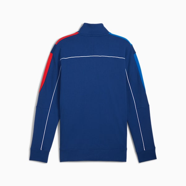 BMW M Motorsport MT7+ Men's Sweat Jacket, Pro Blue-M Color, extralarge