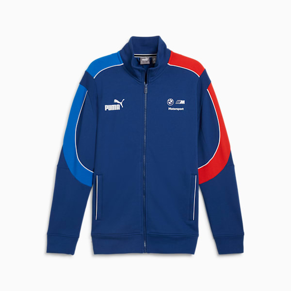 BMW M Motorsport MT7+ Men's Sweat Jacket, Pro Blue-M Color, extralarge