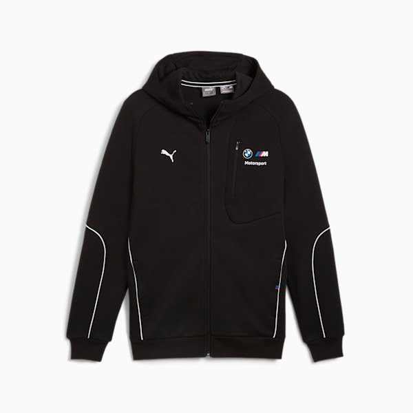 メンズ BMW MMS フーデッド スウェット ジャケット, PUMA Black, extralarge-JPN