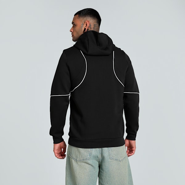 BMW M Motorsport Men's Hooded Sweat Jacket, PUMA Black, extralarge-IND