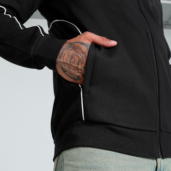 BMW M Motorsport Men's Hooded Sweat Jacket, PUMA Black, extralarge-IND