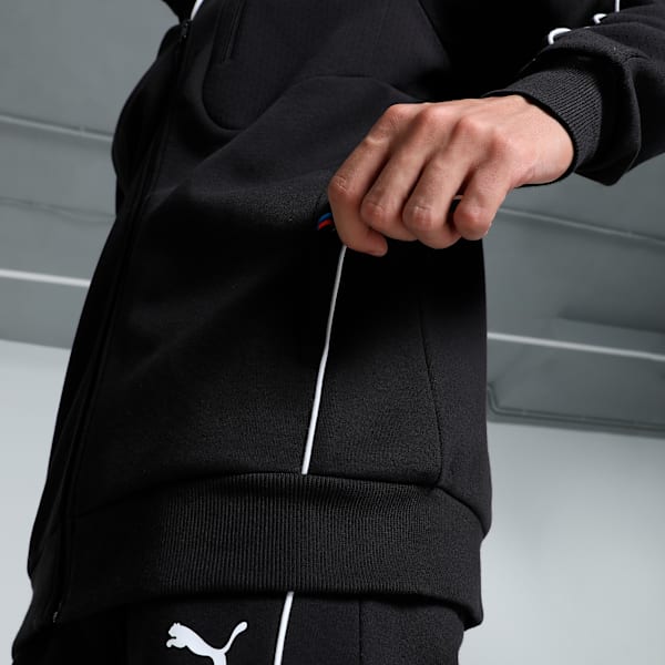 BMW M Motorsport Sweat Men's Jacket, PUMA Black, extralarge-IND