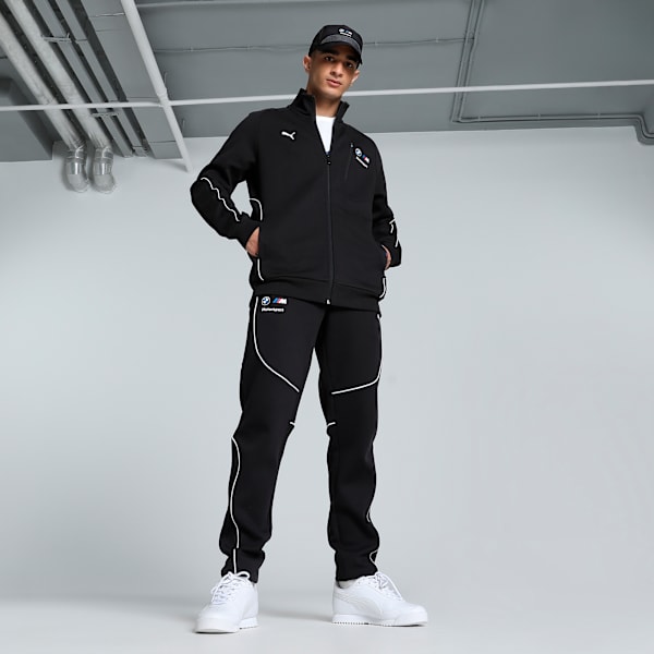 BMW M Motorsport Sweat Men's Jacket, PUMA Black, extralarge-IND