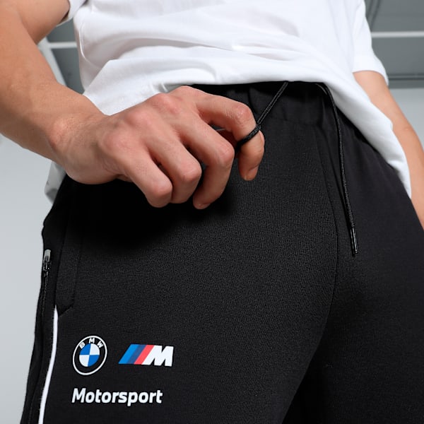 BMW M Motorsport Men's Slim Fit Sweat Pants, PUMA Black, extralarge-IND