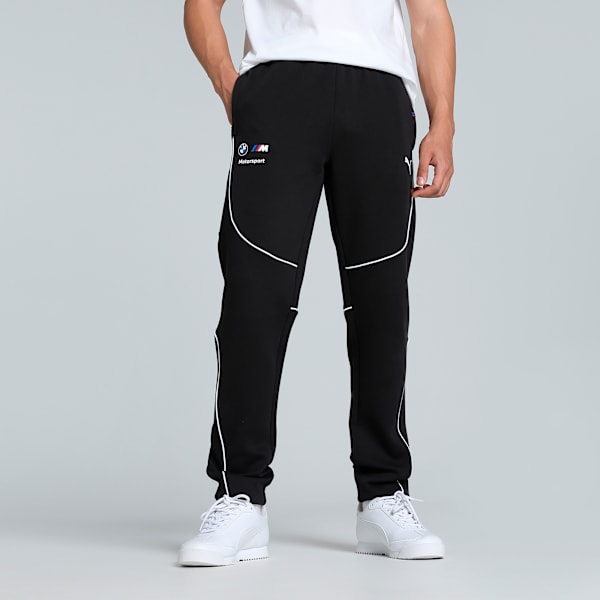 BMW M Motorsport Men's Slim Fit Sweat Pants, PUMA Black, extralarge-IND