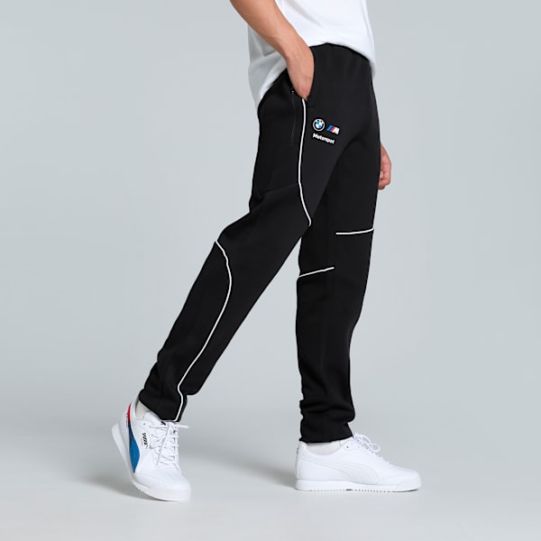 BMW M Motorsport Men's Slim Fit Sweat Pants, PUMA Black, extralarge-IND