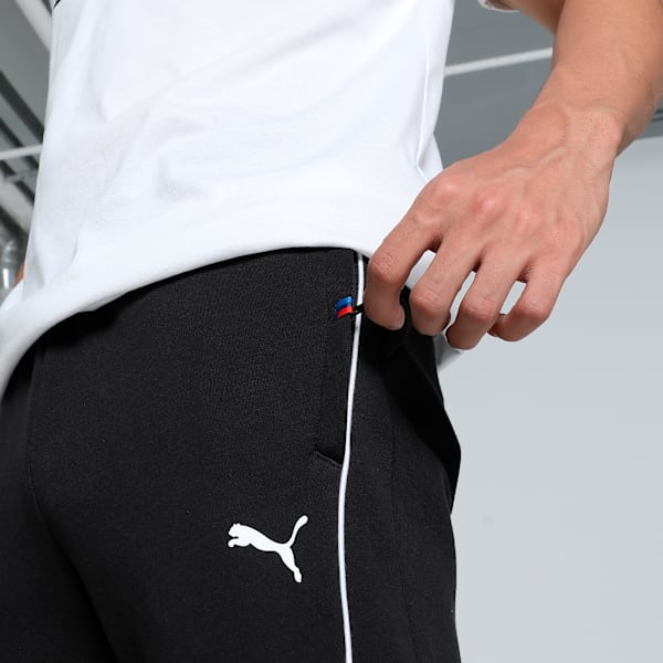 BMW M Motorsport Men's Slim Fit Sweat Pants, PUMA Black, extralarge-IND