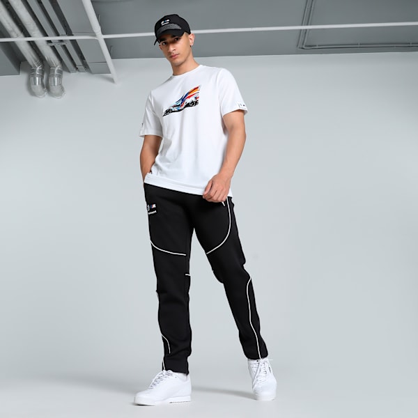 BMW M Motorsport Men's Slim Fit Sweat Pants, PUMA Black, extralarge-IND