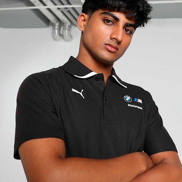 BMW M Motorsport Men's Polo, PUMA Black, extralarge-IND