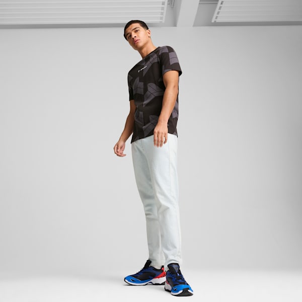 BMW M Motorsport Men's Jacquard Tee, PUMA Black, extralarge