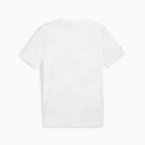 BMW M Motorsport Men's Jacquard Tee, PUMA White, extralarge
