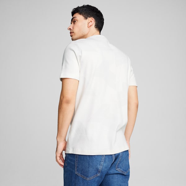 BMW M Motorsport Men's Jacquard Tee, PUMA White, extralarge