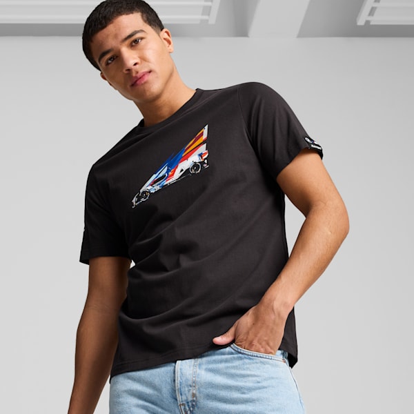 BMW M Motorsport Men's Car Graphic Tee, PUMA Black, extralarge