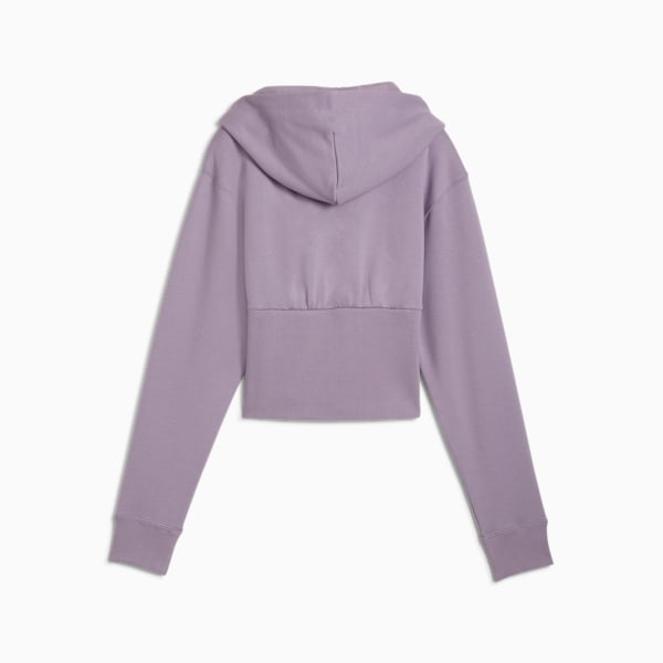 Sudadera corto con gorra DARE TO para mujer, Pale Plum, extralarge