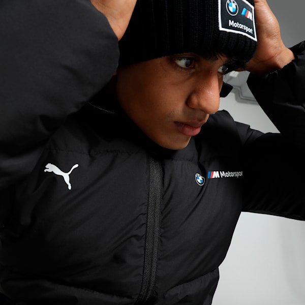 BMW M Motorsport Men's Puffer Jacket, PUMA Black, extralarge-IND