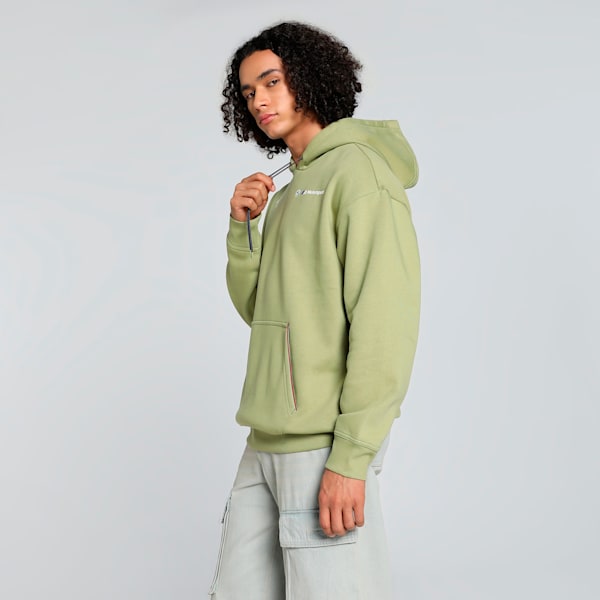 BMW M Motorsport Fleece Men's Relaxed Fit Hoodie, Calming Green, extralarge-IND