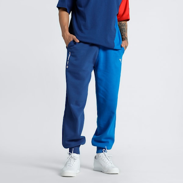 BMW M Motorsport Men's Relaxed Fit Fleece Pants, Pro Blue-M Color, extralarge-IND