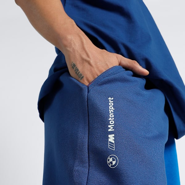 BMW M Motorsport Men's Relaxed Fit Fleece Pants, Pro Blue-M Color, extralarge-IND