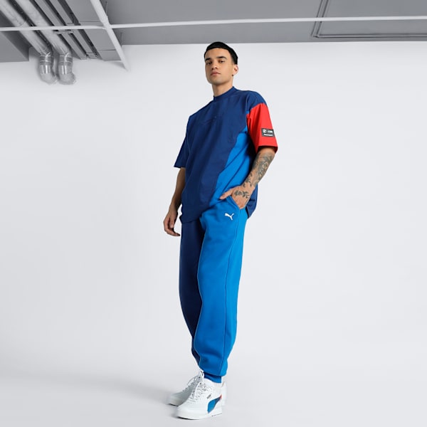 BMW M Motorsport Men's Relaxed Fit Fleece Pants, Pro Blue-M Color, extralarge-IND