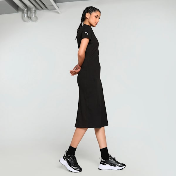 BMW M Motorsport Women's Slim Fit Dress, PUMA Black, extralarge-IND