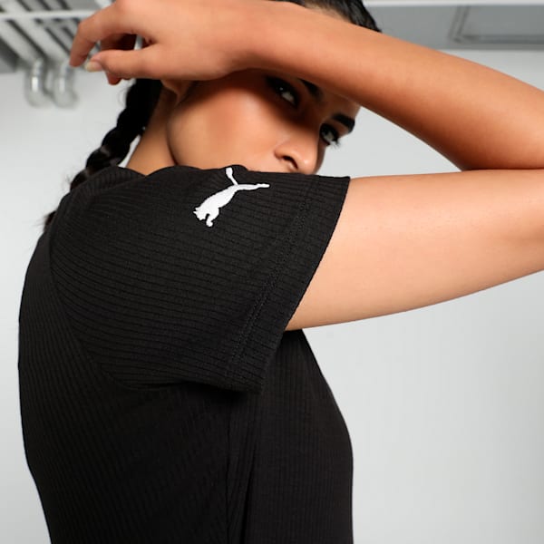 BMW M Motorsport Women's Slim Fit Dress, PUMA Black, extralarge-IND