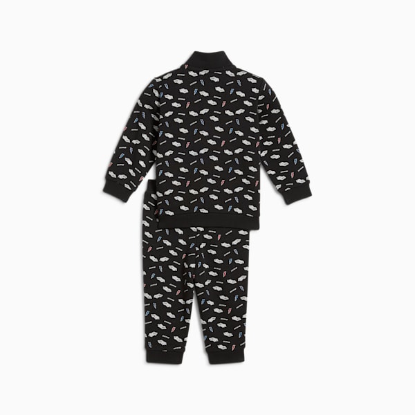 BMW M Motorsport 2-Piece Toddlers' All-Over Print Jogger Set, PUMA Black, extralarge