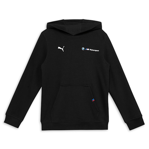BMW M Motorsport Youth Hoodie, PUMA Black, extralarge-IND