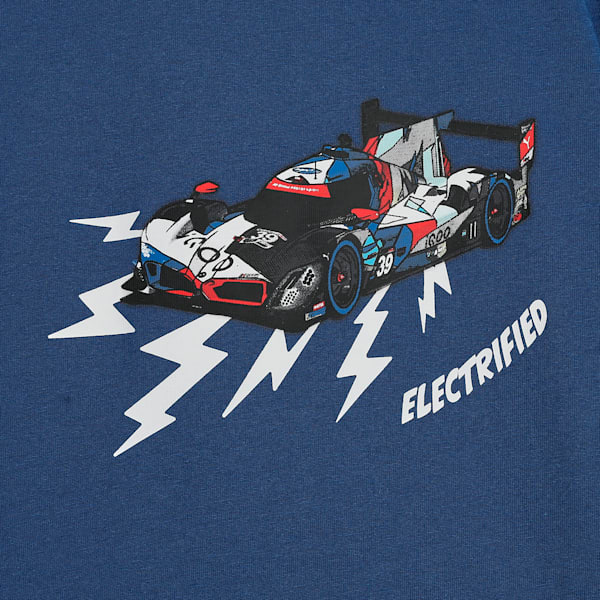 BMW M Motorsport Kid's Relaxed Fit Tee, Pro Blue-M color, extralarge-IND