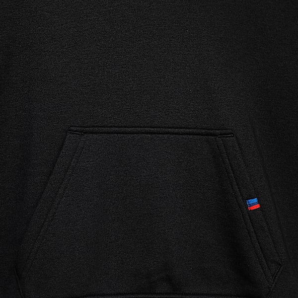 BMW M Motorsport Fleece Youth Relaxed Fit Hoodie, PUMA Black, extralarge-IND
