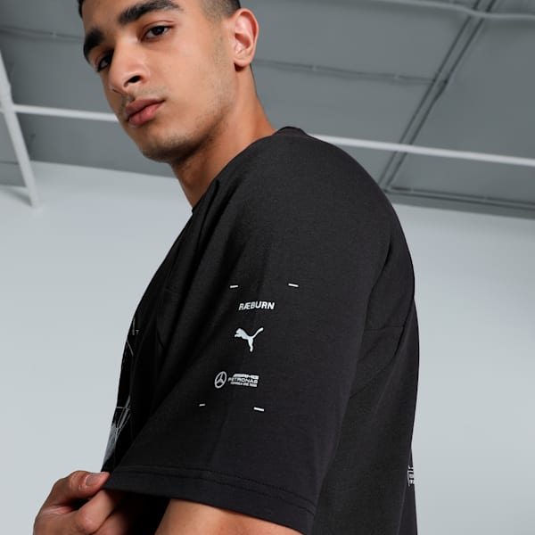 PUMA x MAPF1 x RÆBURN Drivers Men's Motorsport Tee, PUMA Black-_44, extralarge-IND