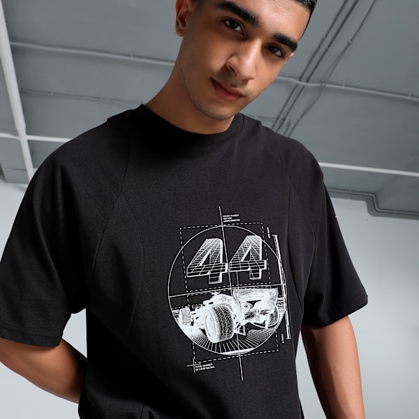 PUMA x MAPF1 x RÆBURN Drivers Men's Motorsport Tee, PUMA Black-_44, extralarge-IND