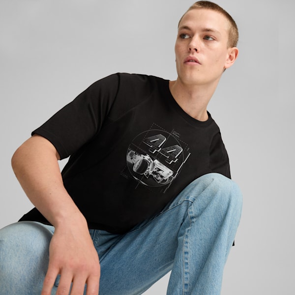Puma golf shirt with mercedes logo online