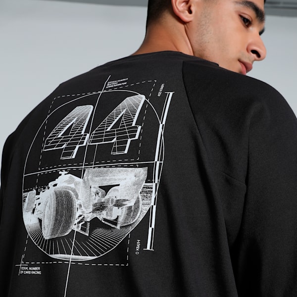 PUMA x MAPF1 x RÆBURN Drivers Men's Motorsport Tee, PUMA Black-_44, extralarge-IND
