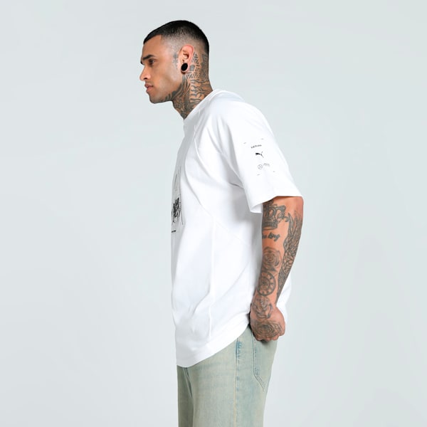 PUMA x MAPF1 x RÆBURN Drivers Men's Motorsport Tee, PUMA White-_44, extralarge-IND