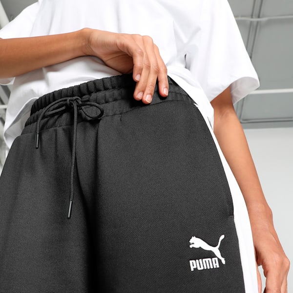 T7 Women's Relaxed Fit Low Rise Track Pants, PUMA Black, extralarge-IND