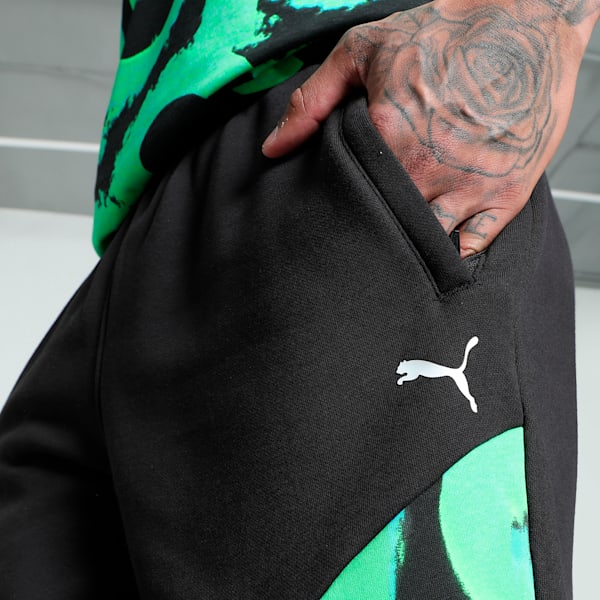 Mercedes-AMG Petronas F1® Neon Energy Men's Relaxed Fit Motorsport Sweatpants, PUMA Black, extralarge-IND