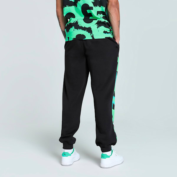 Mercedes-AMG Petronas F1® Neon Energy Men's Relaxed Fit Motorsport Sweatpants, PUMA Black, extralarge-IND