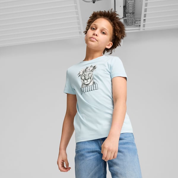 GRAPHICS Flower Crown Big Kids' Tee, Frosted Dew, extralarge