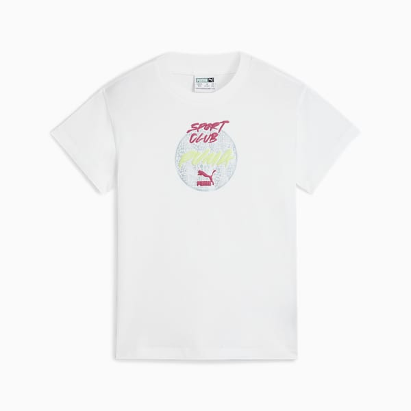 Playera Adolescente GRAPHICS Sportsclub, PUMA White, extralarge