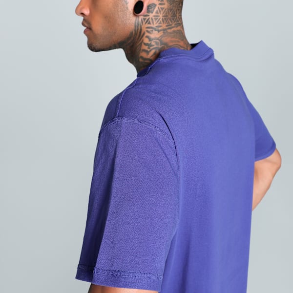 Pivot Men's Relaxed Fit Basketball Tee, Lapis Lazuli, extralarge-IND