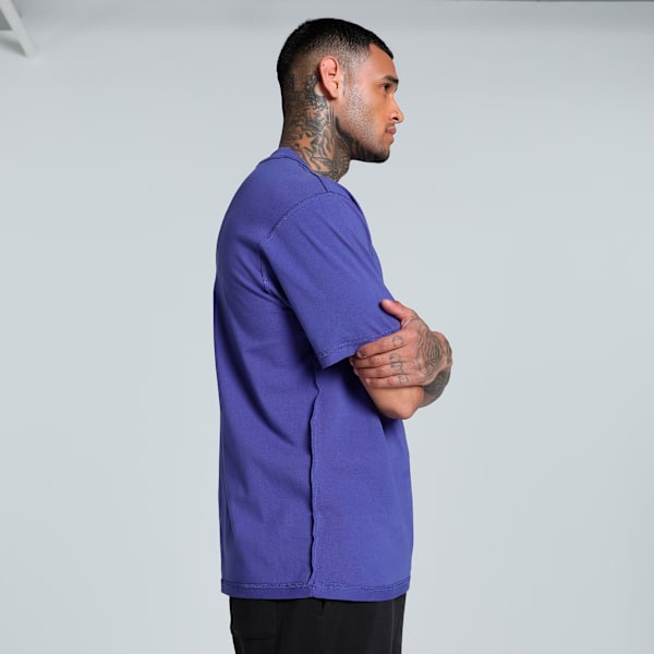 Pivot Men's Relaxed Fit Basketball Tee, Lapis Lazuli, extralarge-IND