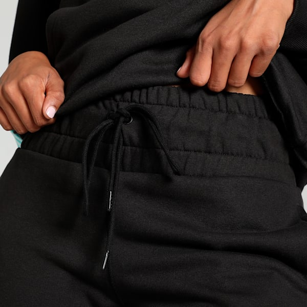 Pivot Basketball Women's Relaxed Fit Sweat Pants, PUMA Black, extralarge-IND