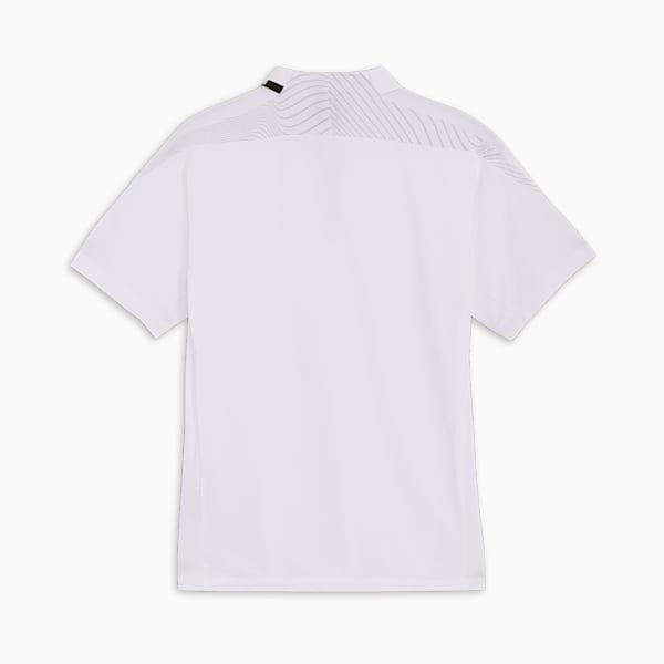 メンズ ゴルフ PF ストレッチ ハイブリッドネック 半袖 ポロシャツ, White Glow, extralarge-JPN