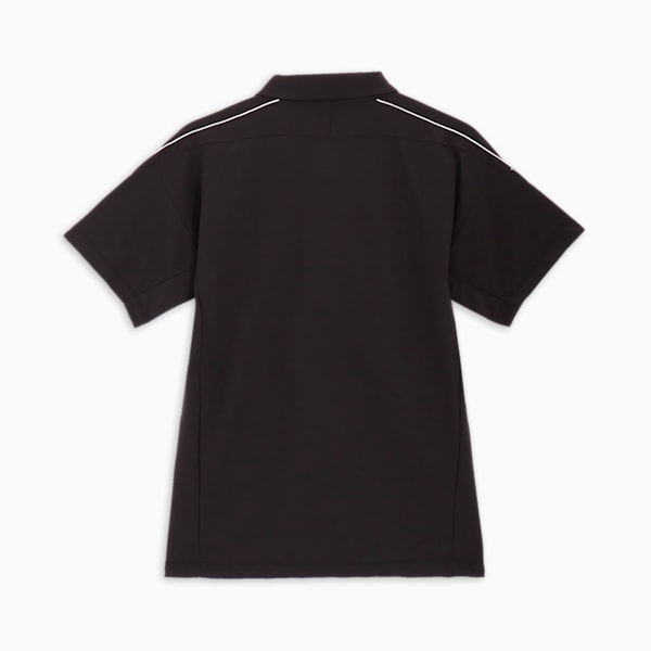 メンズ ゴルフ PF ストレッチ CB テックカット 1/4ジップ 半袖ポロシャツ, PUMA Black, extralarge-JPN